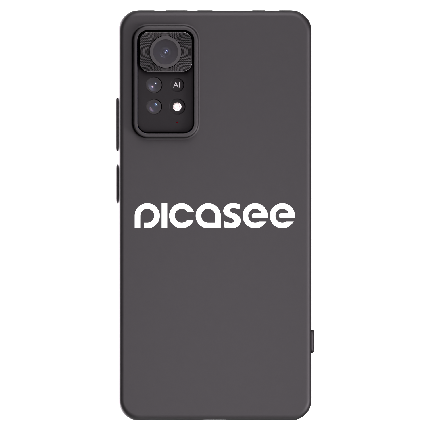 Picasee silikonowe czarne etui na Xiaomi Redmi Note 11 Pro 5G - Picasee - new logo - white