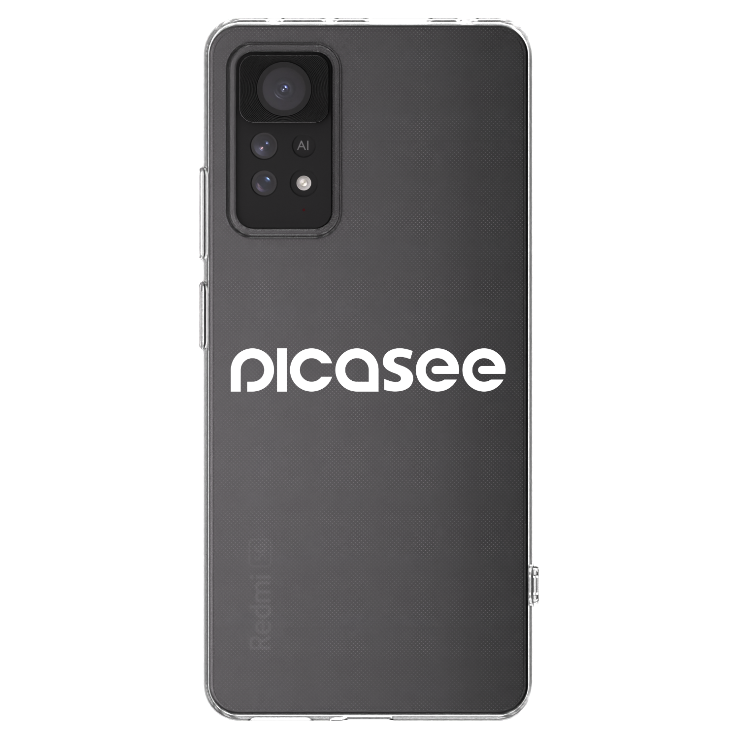 Picasee silikonowe przeźroczyste etui na Xiaomi Redmi Note 11 Pro 5G - Picasee - new logo - white