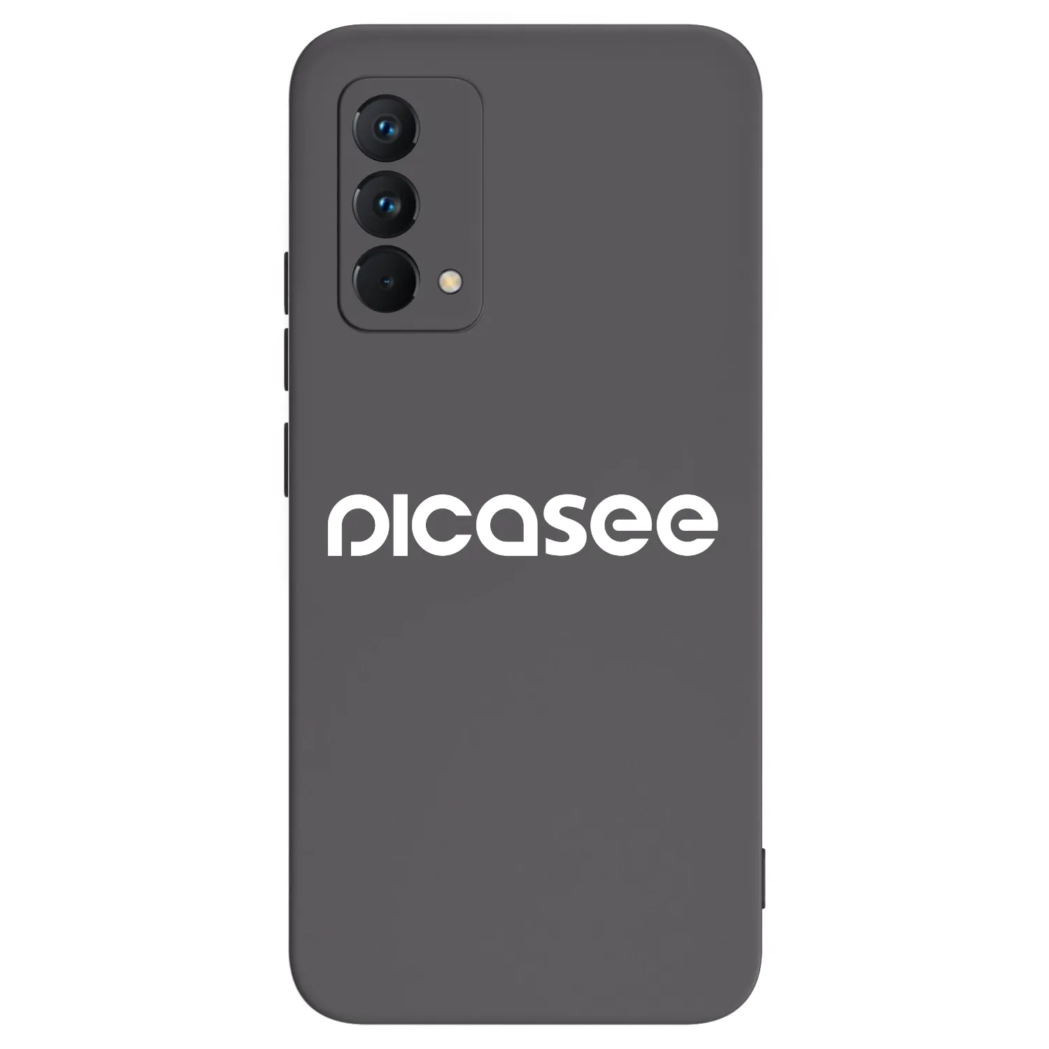 Picasee silikonowe czarne etui na Realme GT Master Edition 5G - Picasee - new logo - white