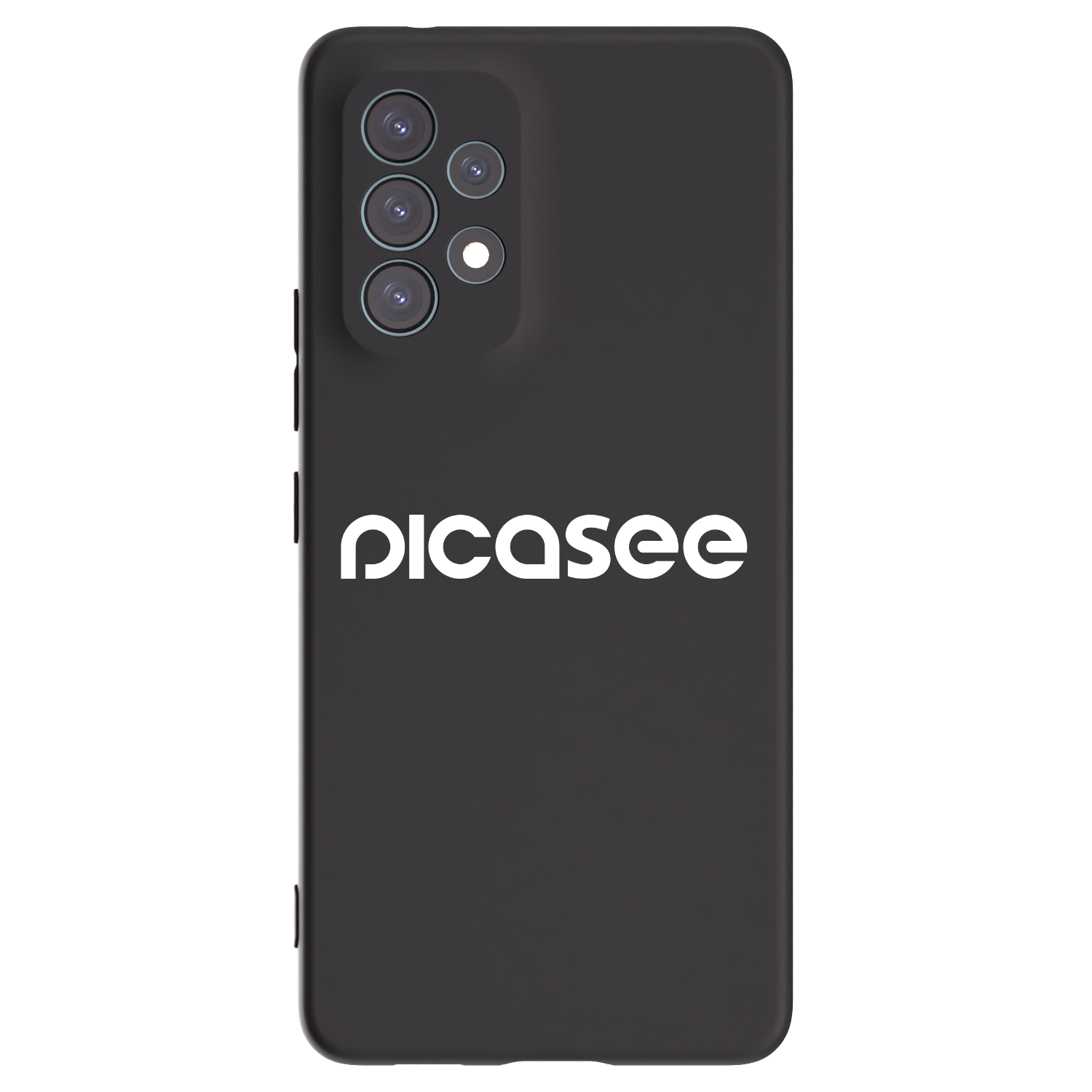 Picasee silikonowe czarne etui na Samsung Galaxy A53 5G A536 - Picasee - new logo - white