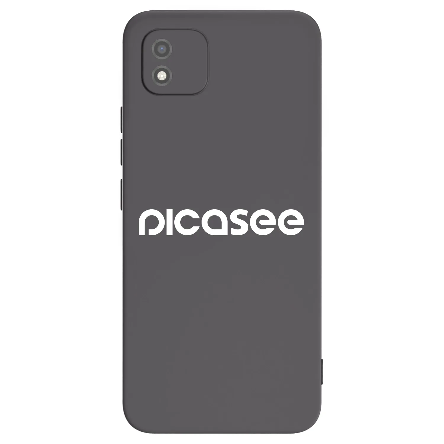 Picasee silikonowe czarne etui na Realme C11 (2021) - Picasee - new logo - white