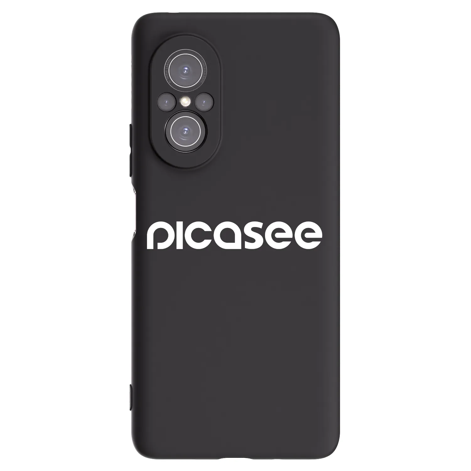 Picasee silikonowe czarne etui na Huawei Nova 9 SE - Picasee - new logo - white