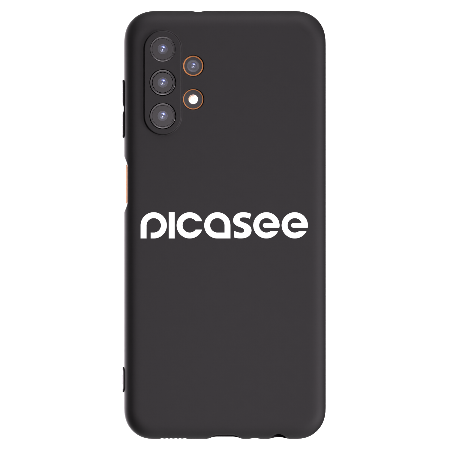 Picasee silikonowe czarne etui na Samsung Galaxy A13 4G A135 - Picasee - new logo - white