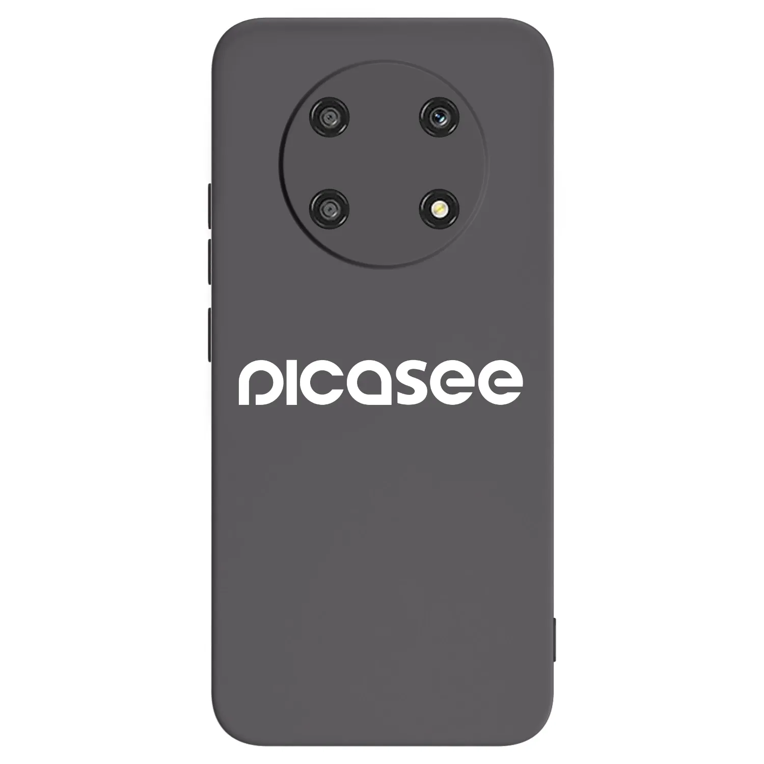 Picasee silikonowe czarne etui na Honor Magic4 Lite 5G - Picasee - new logo - white