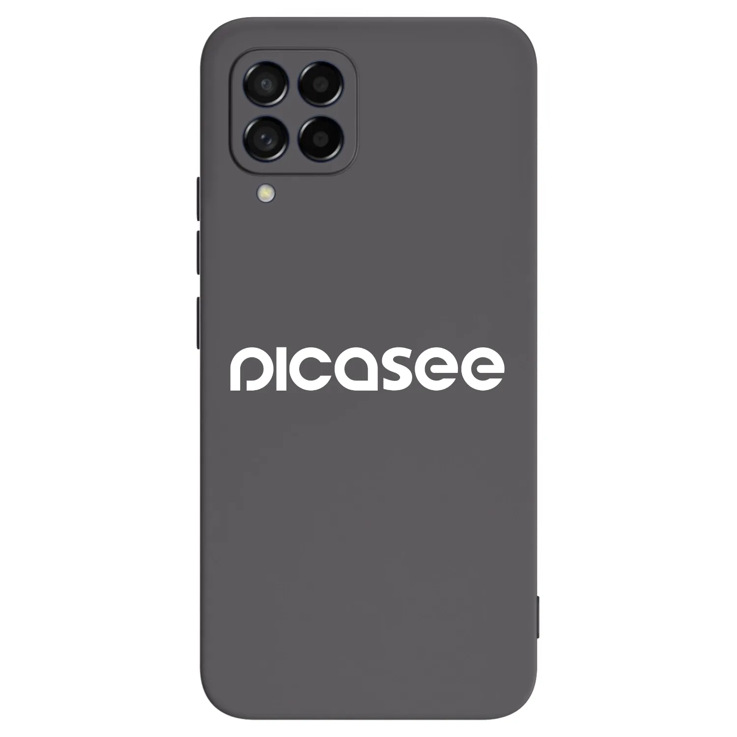 Picasee silikonowe czarne etui na Samsung Galaxy M53 5G - Picasee - new logo - white