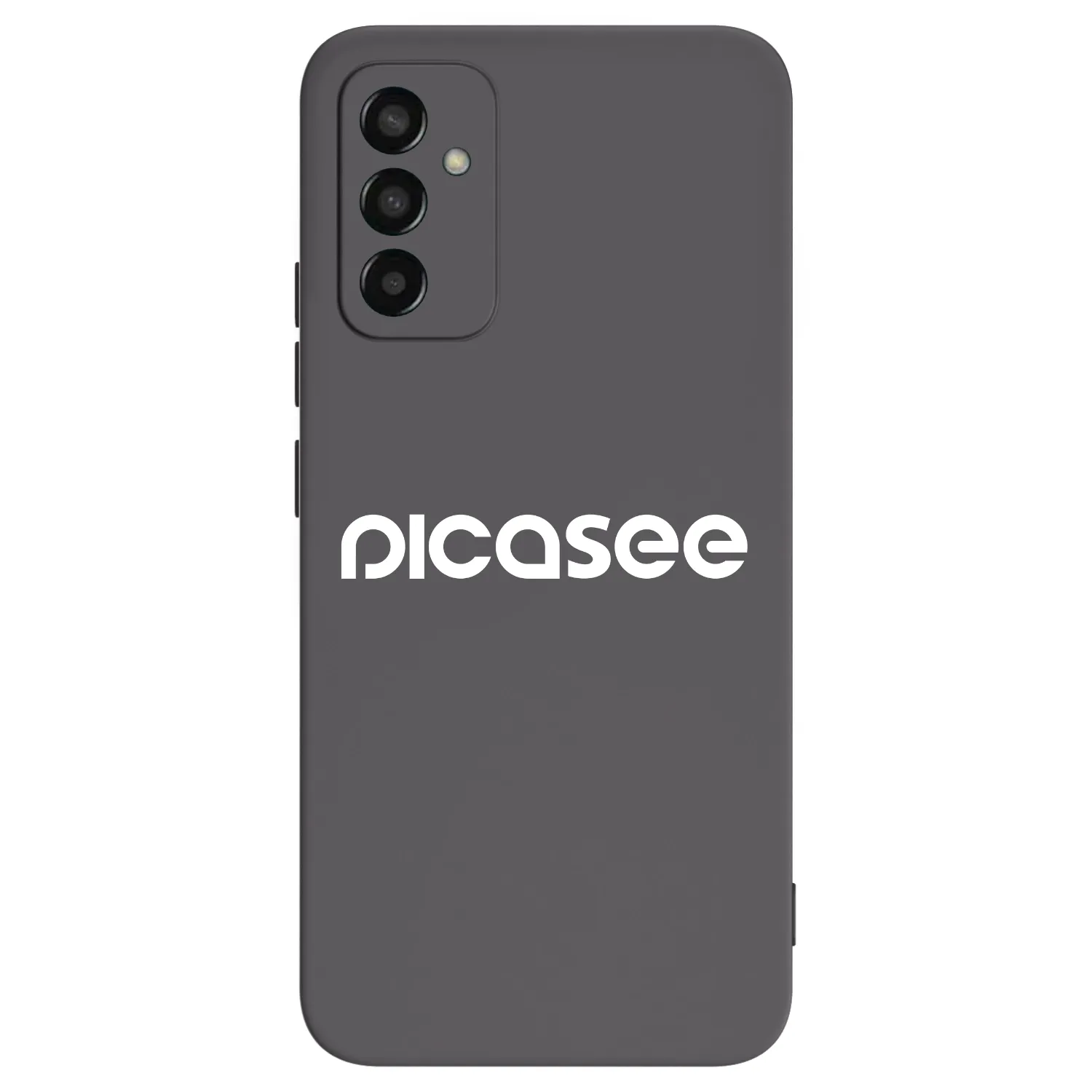 Picasee silikonowe czarne etui na Samsung Galaxy M13 M135F - Picasee - new logo - white