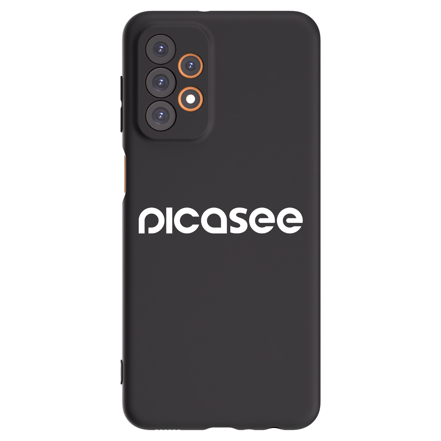 Picasee silikonowe czarne etui na Samsung Galaxy A23 A236B 5G - Picasee - new logo - white