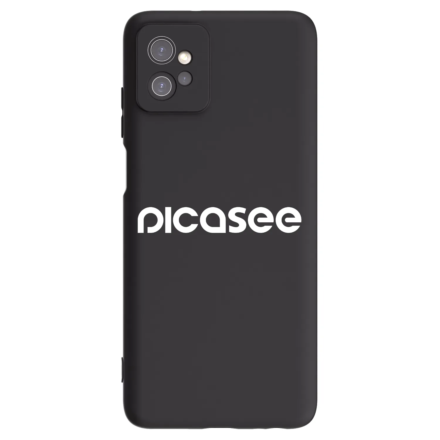 Picasee silikonowe czarne etui na Motorola Moto G32 - Picasee - new logo - white
