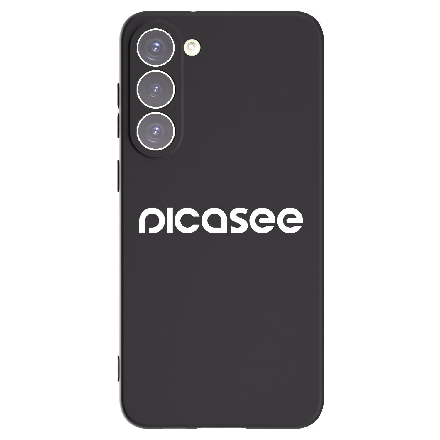 Picasee silikonowe czarne etui na Samsung Galaxy S23+ 5G - Picasee - new logo - white