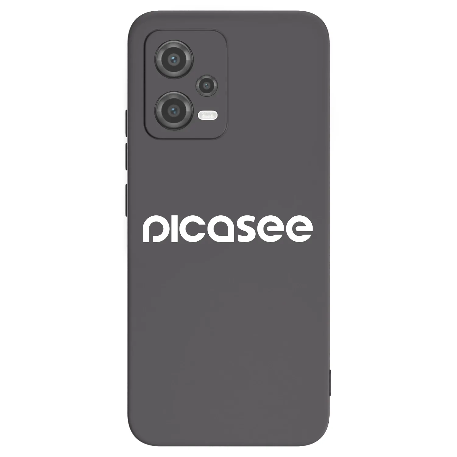 Picasee silikonowe czarne etui na Xiaomi Poco X5 - Picasee - new logo - white