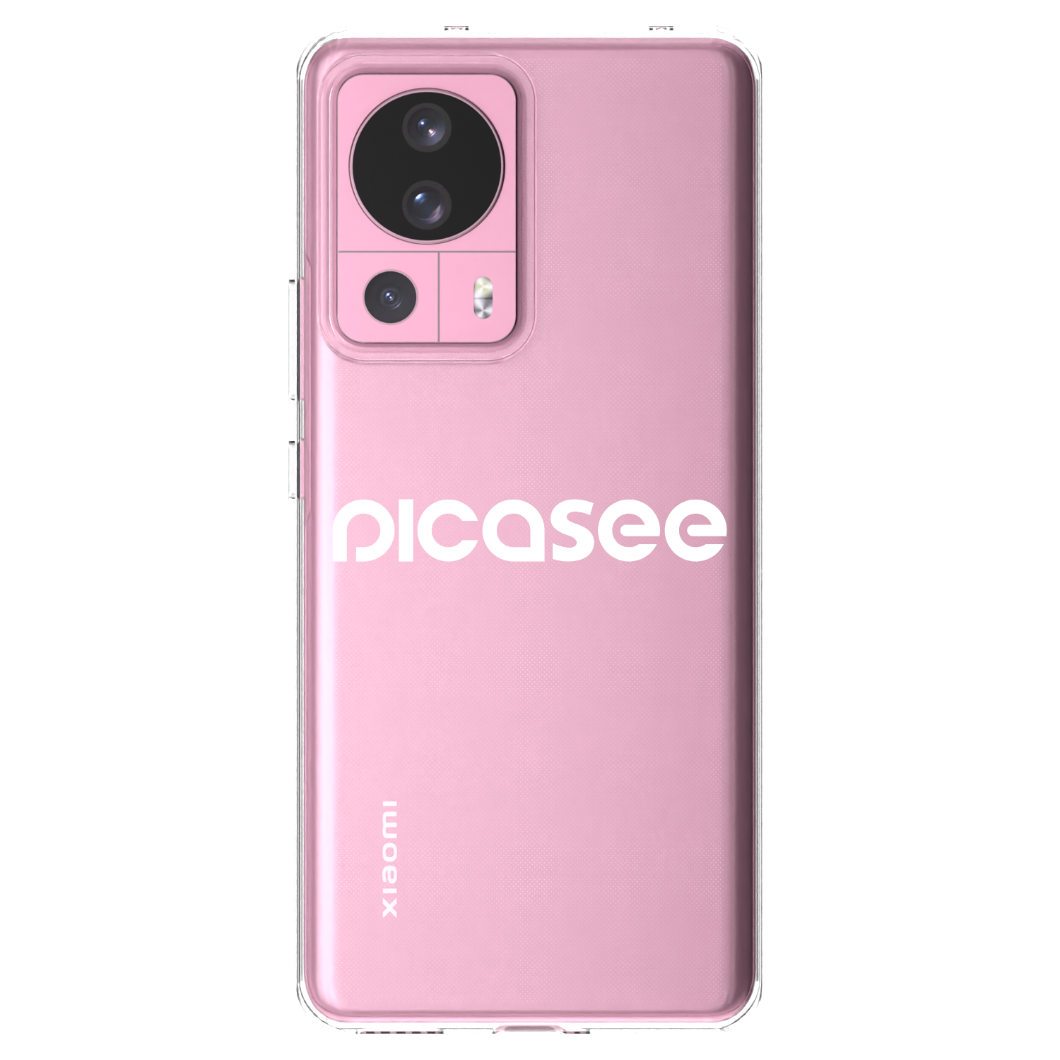 Picasee silikonowe przeźroczyste etui na Xiaomi 13 Lite - Picasee - new logo - white