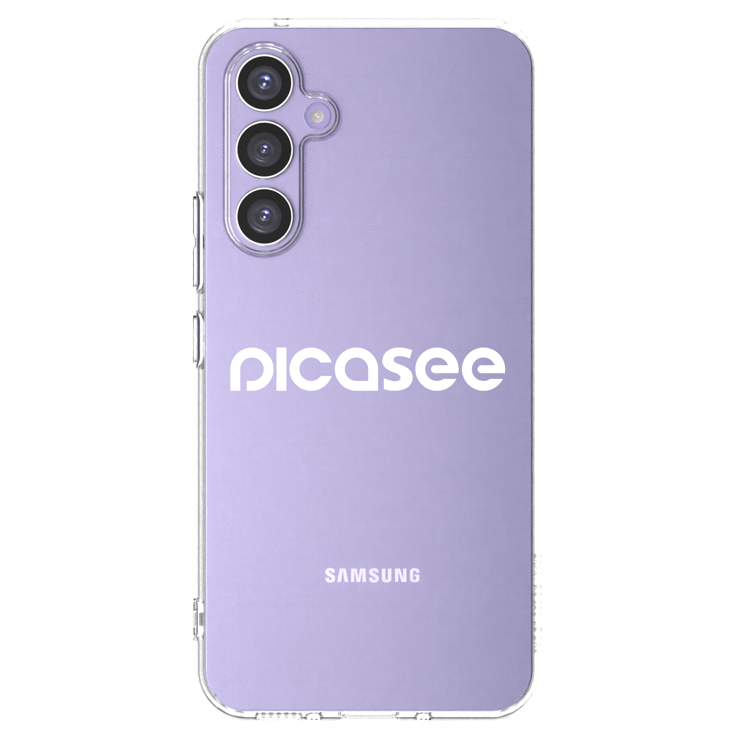 Picasee silikonowe przeźroczyste etui na Samsung Galaxy A54 5G A546B - Picasee - new logo - white