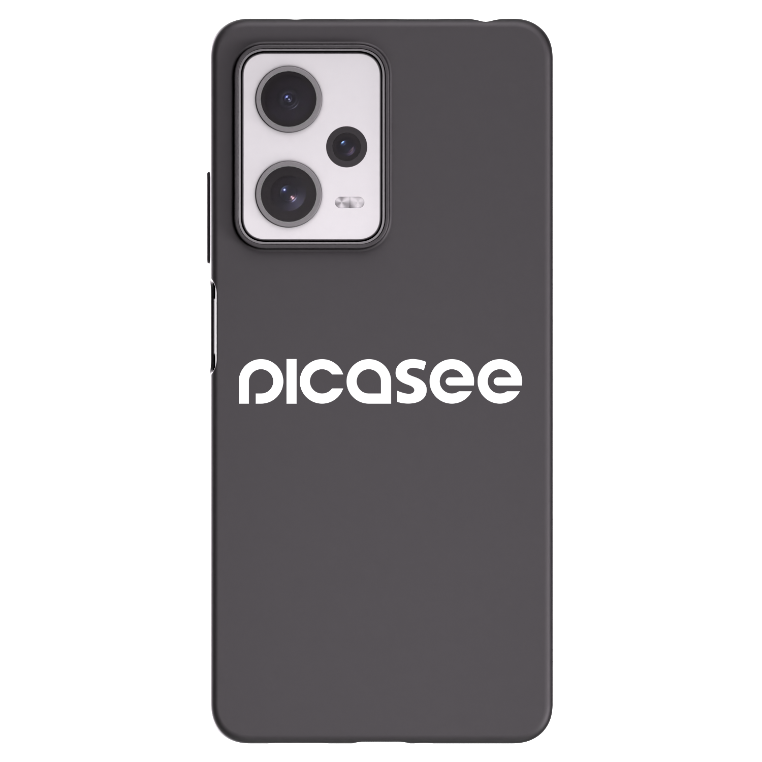 Picasee silikonowe czarne etui na Xiaomi Redmi Note 12 Pro+ 5G - Picasee - new logo - white