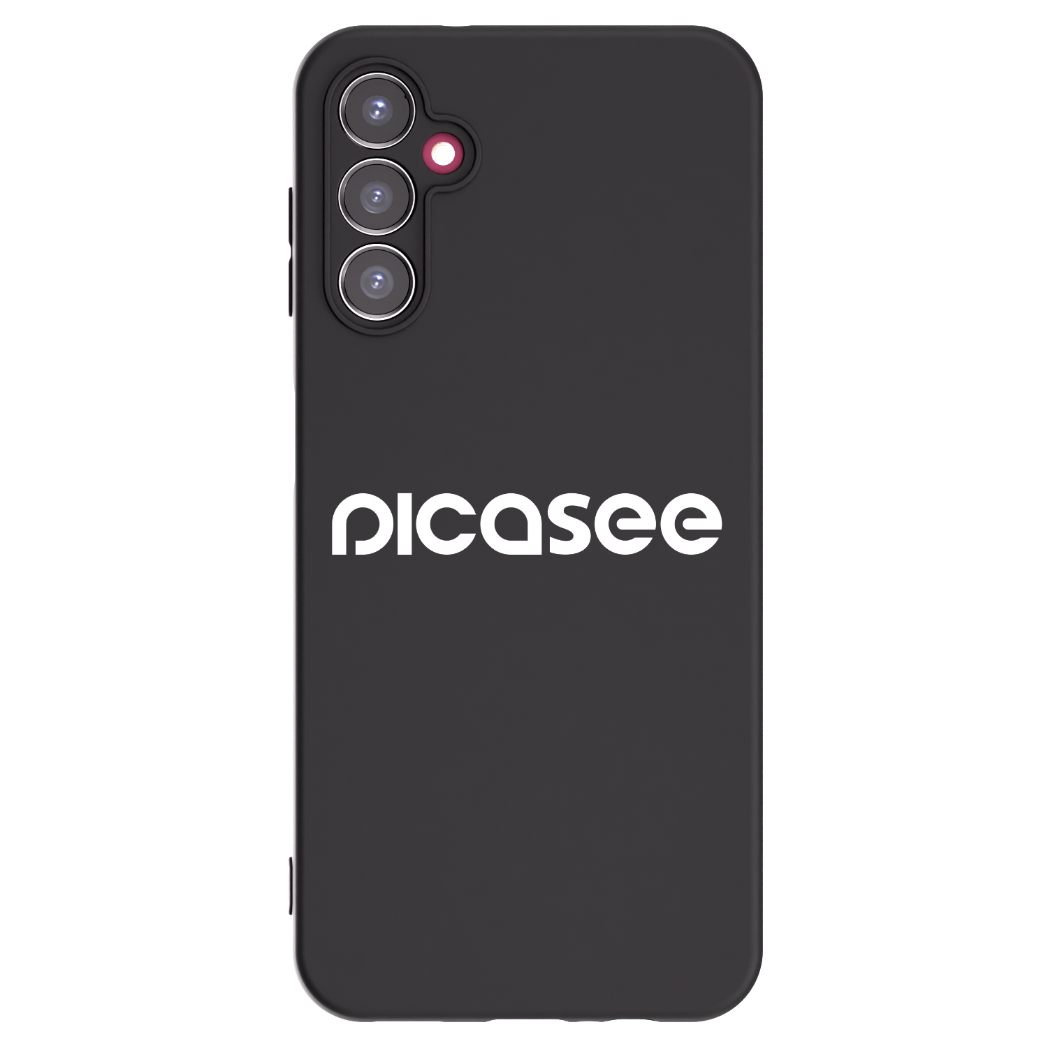 Picasee silikonowe czarne etui na Samsung Galaxy A14 4G A145R - Picasee - new logo - white