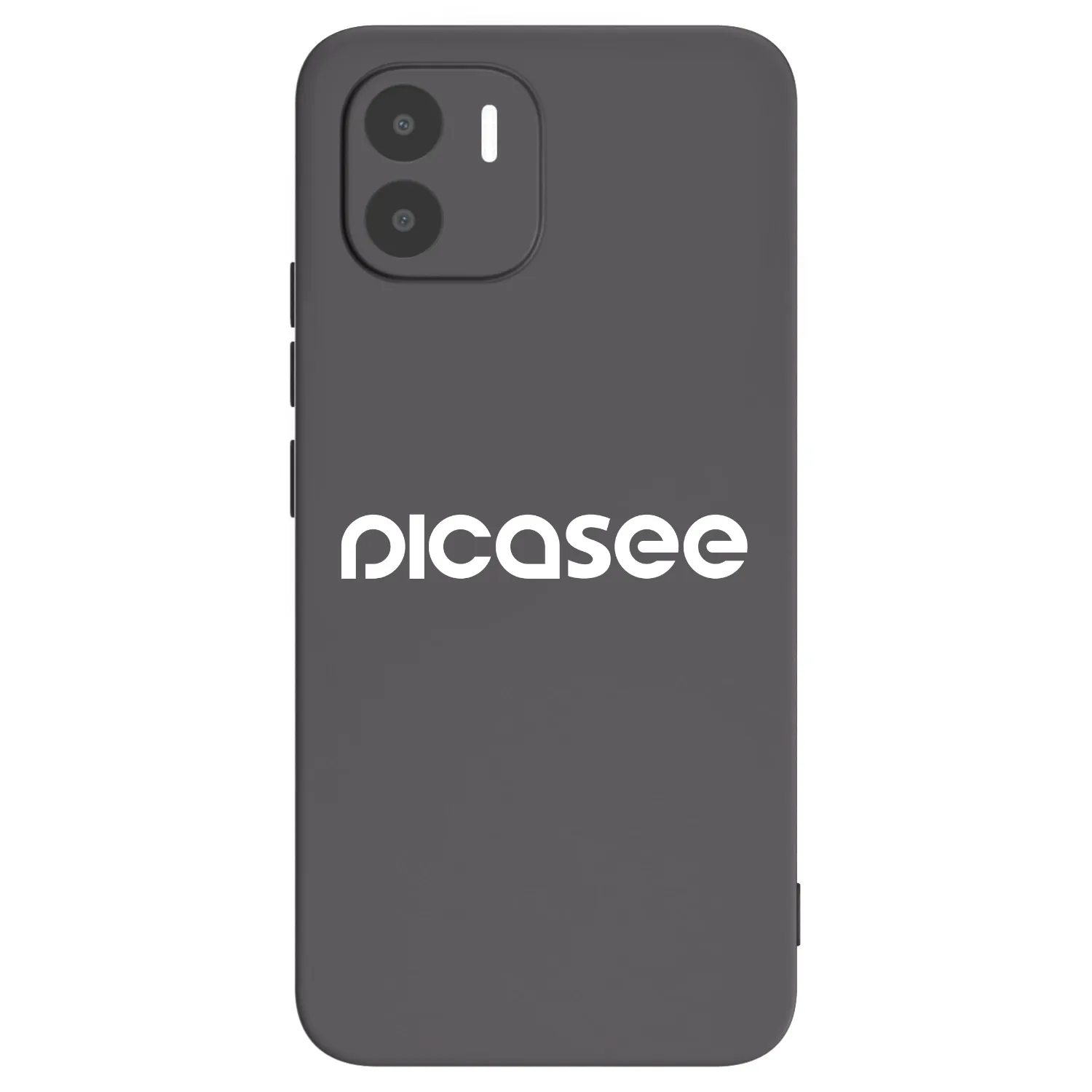 Picasee silikonowe czarne etui na Xiaomi Redmi A2 - Picasee - new logo - white