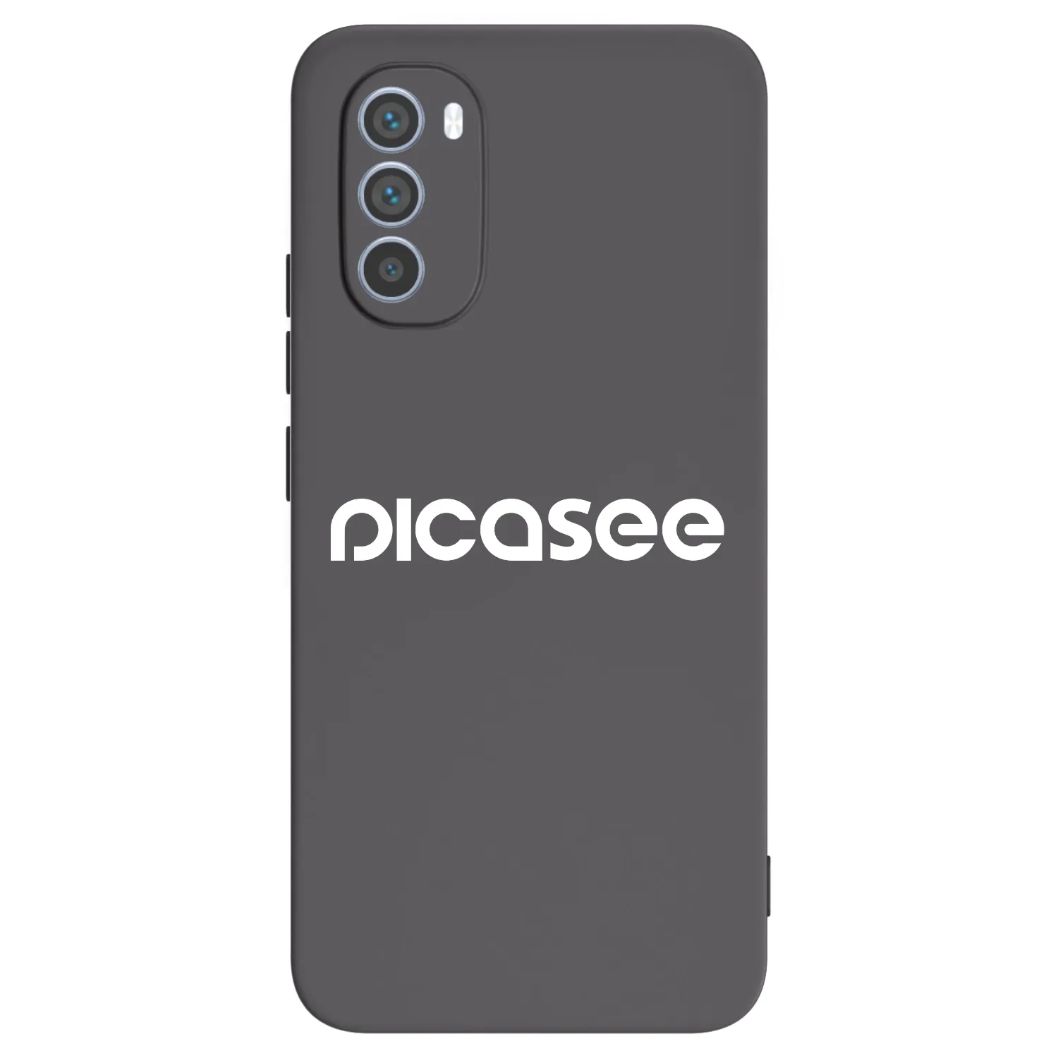 Picasee silikonowe czarne etui na Motorola Moto G62 - Picasee - new logo - white
