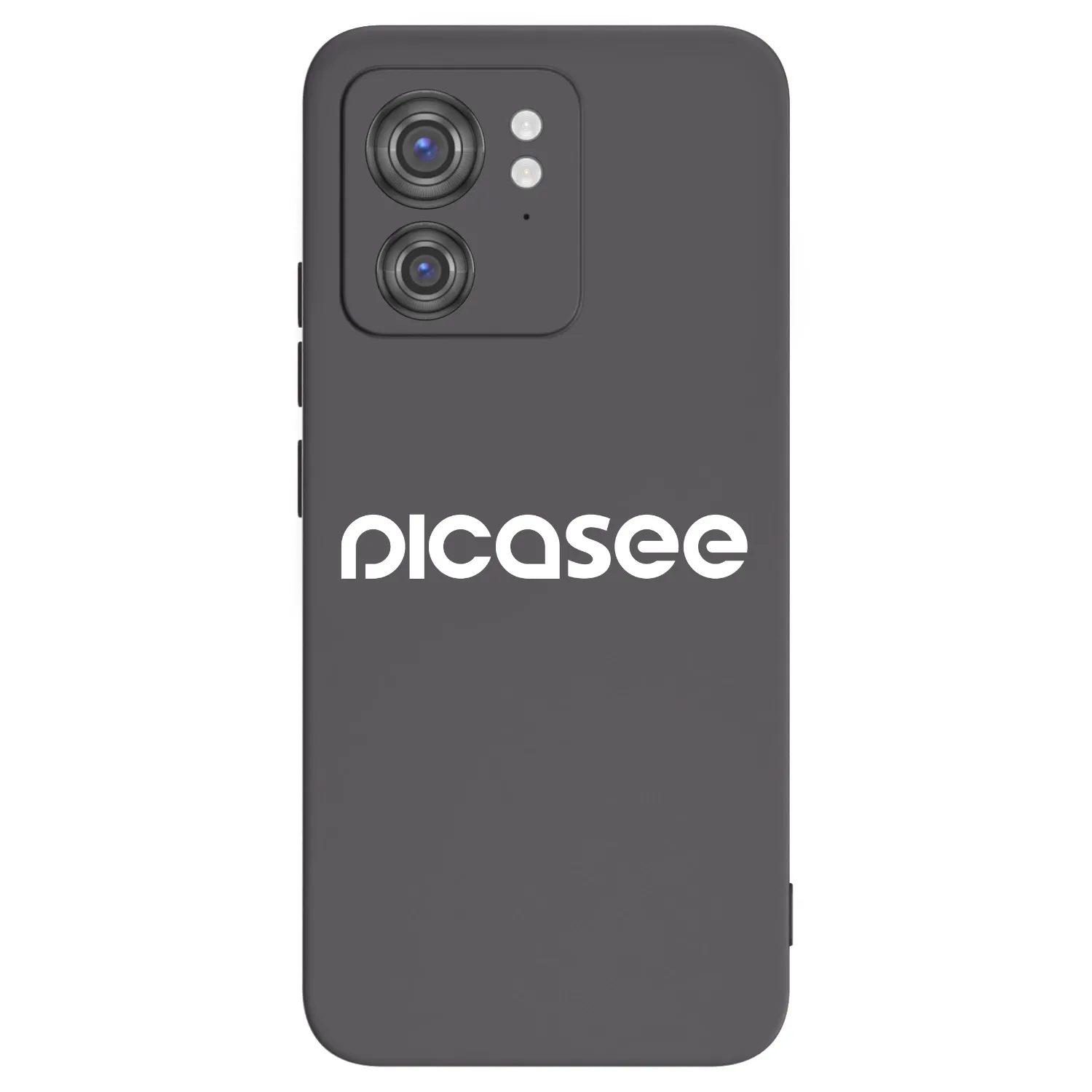 Picasee silikonowe czarne etui na Motorola Edge 40 - Picasee - new logo - white