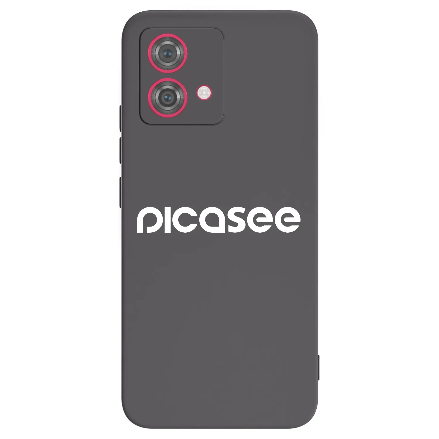 Picasee silikonowe czarne etui na Motorola Moto G84 5G - Picasee - new logo - white