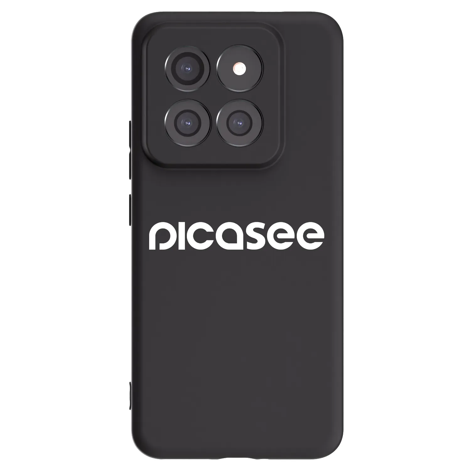 Picasee silikonowe czarne etui na Xiaomi 14 Pro - Picasee - new logo - white