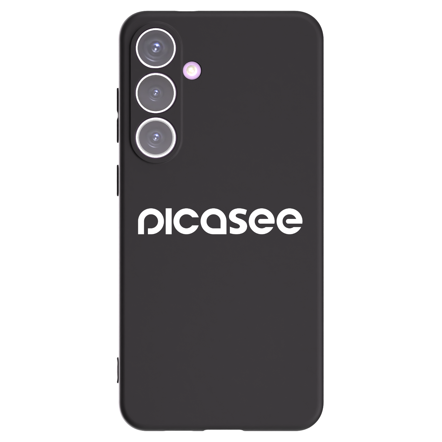 Picasee silikonowe czarne etui na Samsung Galaxy S24+ S926B 5G - Picasee - new logo - white