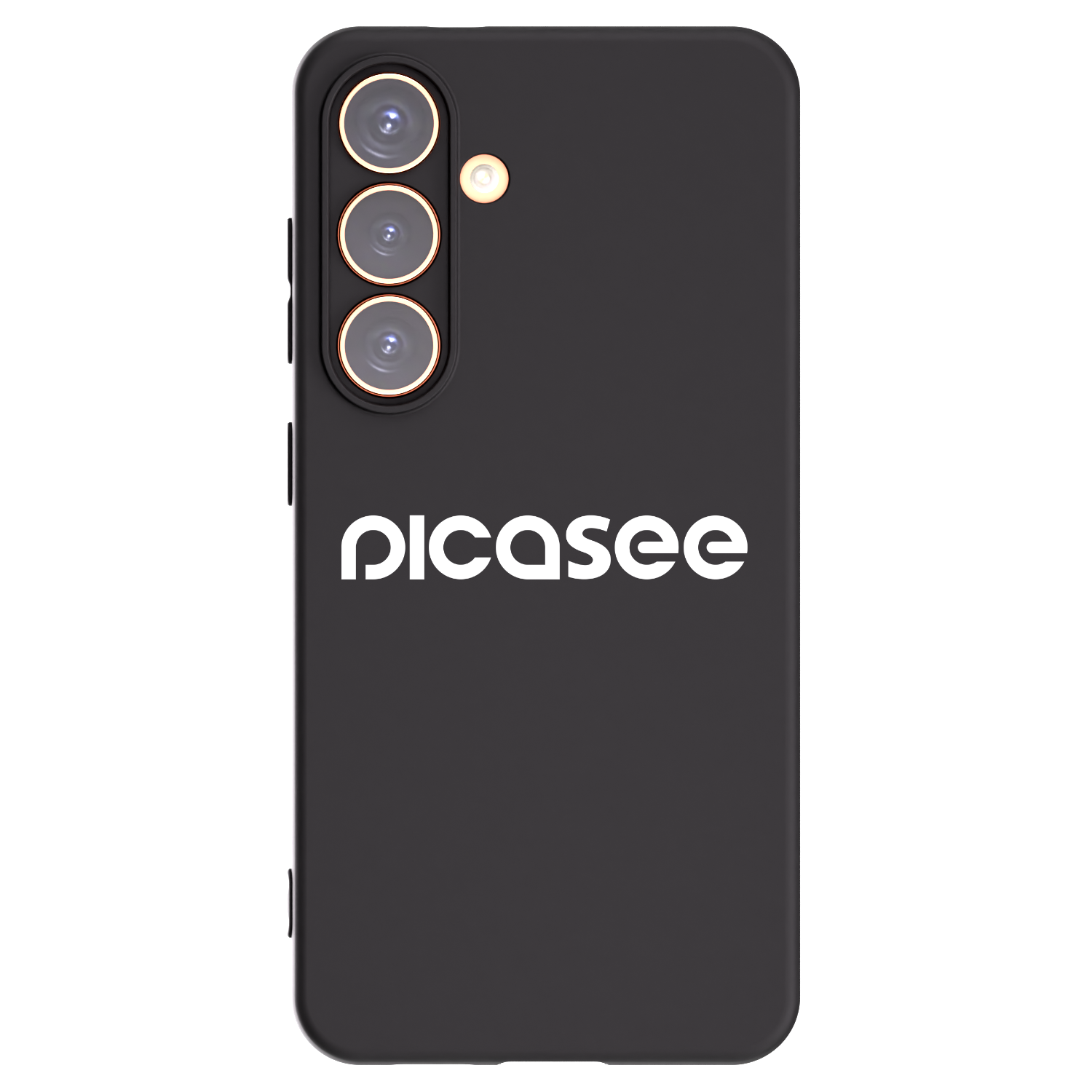 Picasee silikonowe czarne etui na Samsung Galaxy S24 S921B 5G - Picasee - new logo - white