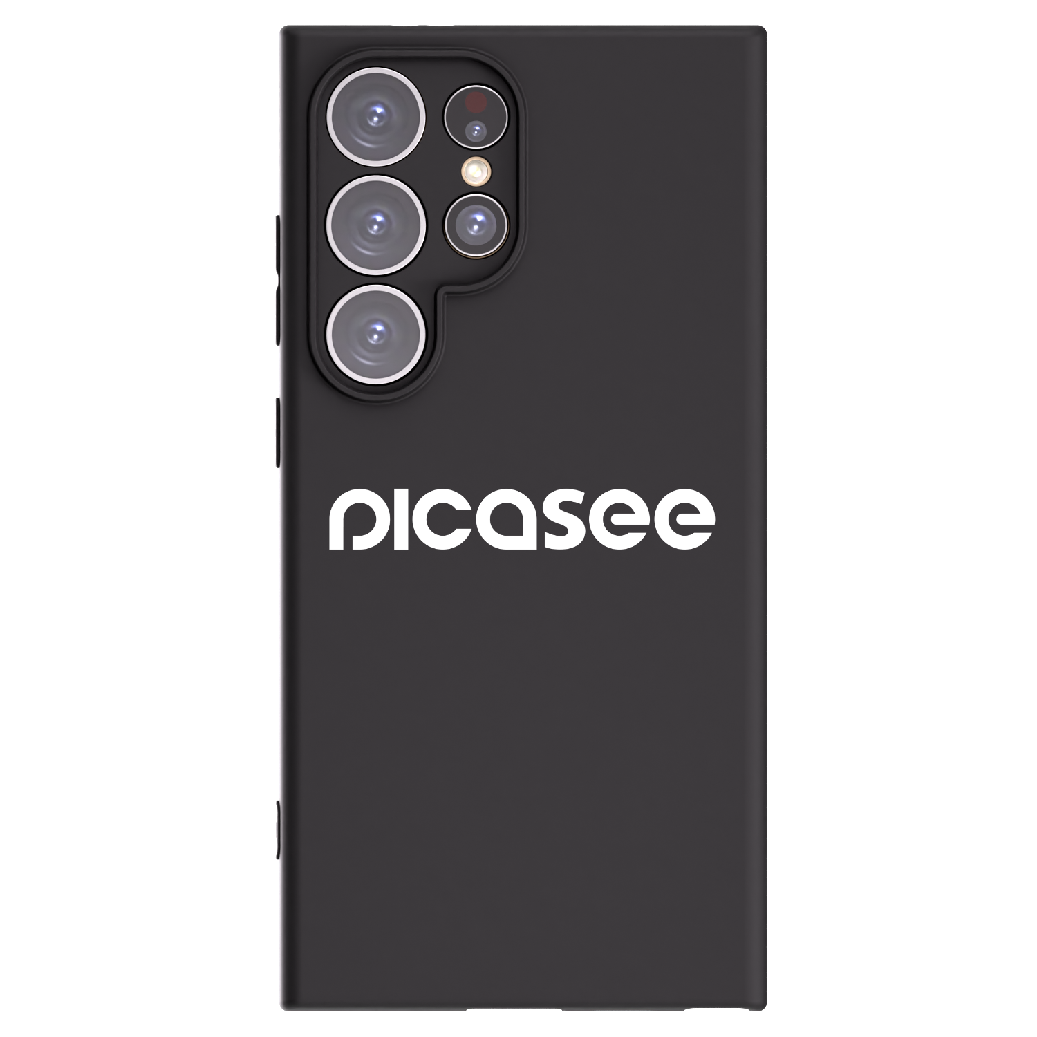 Picasee silikonowe czarne etui na Samsung Galaxy S24 Ultra S928B 5G - Picasee - new logo - white