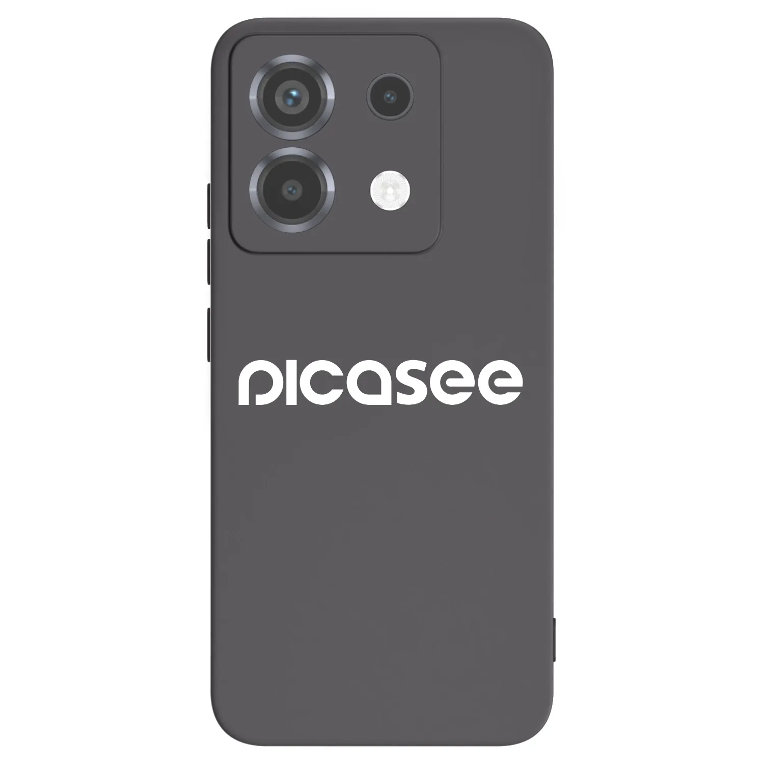 Picasee silikonowe czarne etui na Xiaomi Poco X6 - Picasee - new logo - white