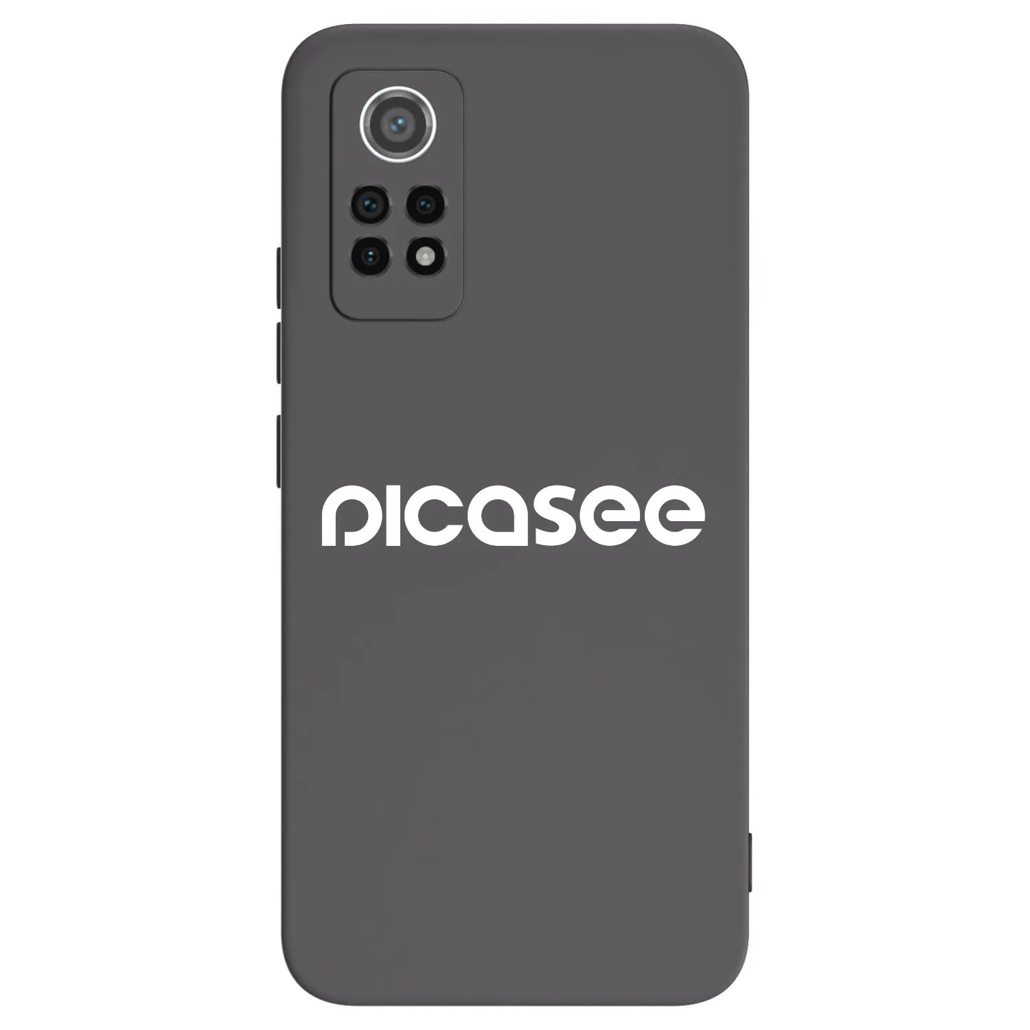 Picasee silikonowe czarne etui na Xiaomi Redmi Note 12 Pro 4G - Picasee - new logo - white