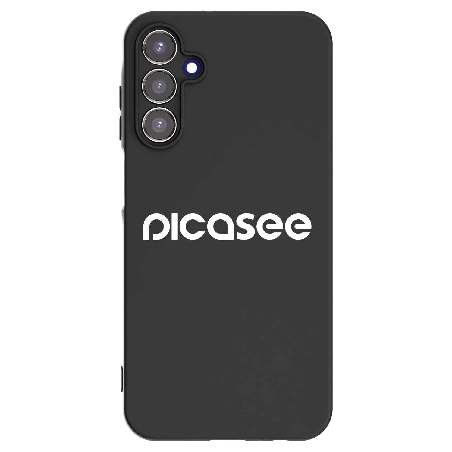 Picasee silikonowe czarne etui na Samsung Galaxy A15 A156B 5G - Picasee - new logo - white