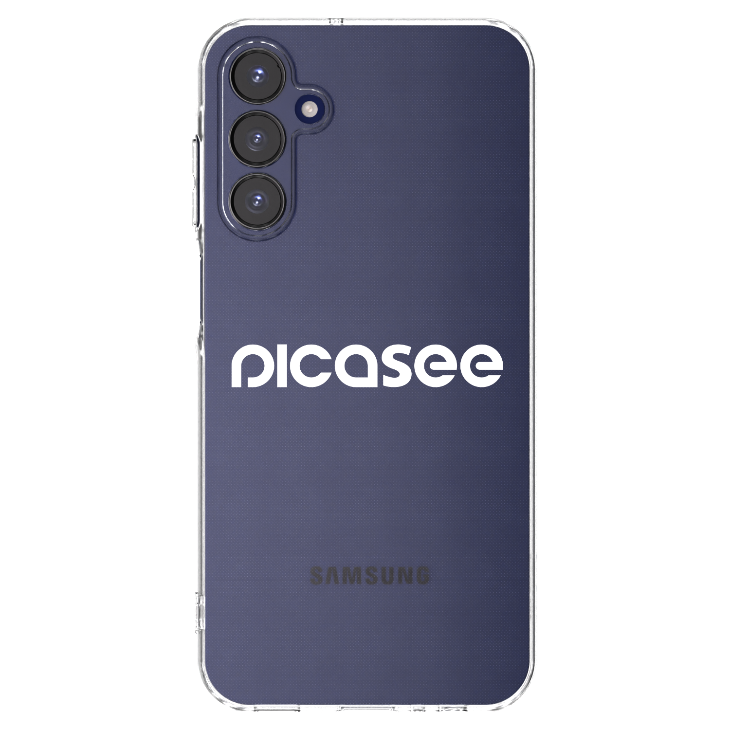 Picasee silikonowe przeźroczyste etui na Samsung Galaxy A15 A155F 4G - Picasee - new logo - white