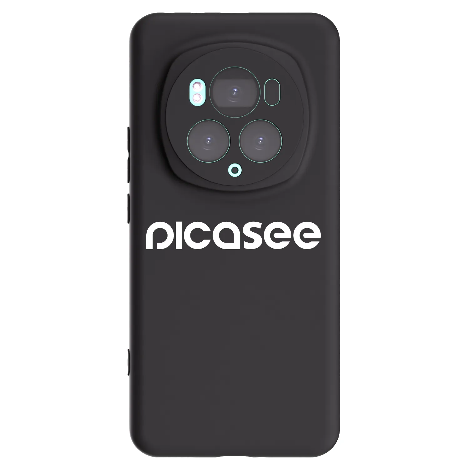 Picasee silikonowe czarne etui na Honor Magic6 Pro - Picasee - new logo - white