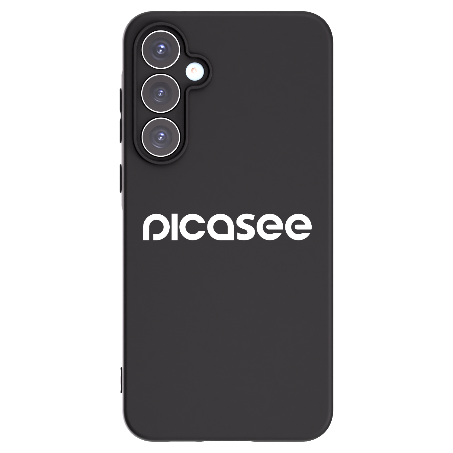 Picasee silikonowe czarne etui na Samsung Galaxy A55 5G A556B - Picasee - new logo - white