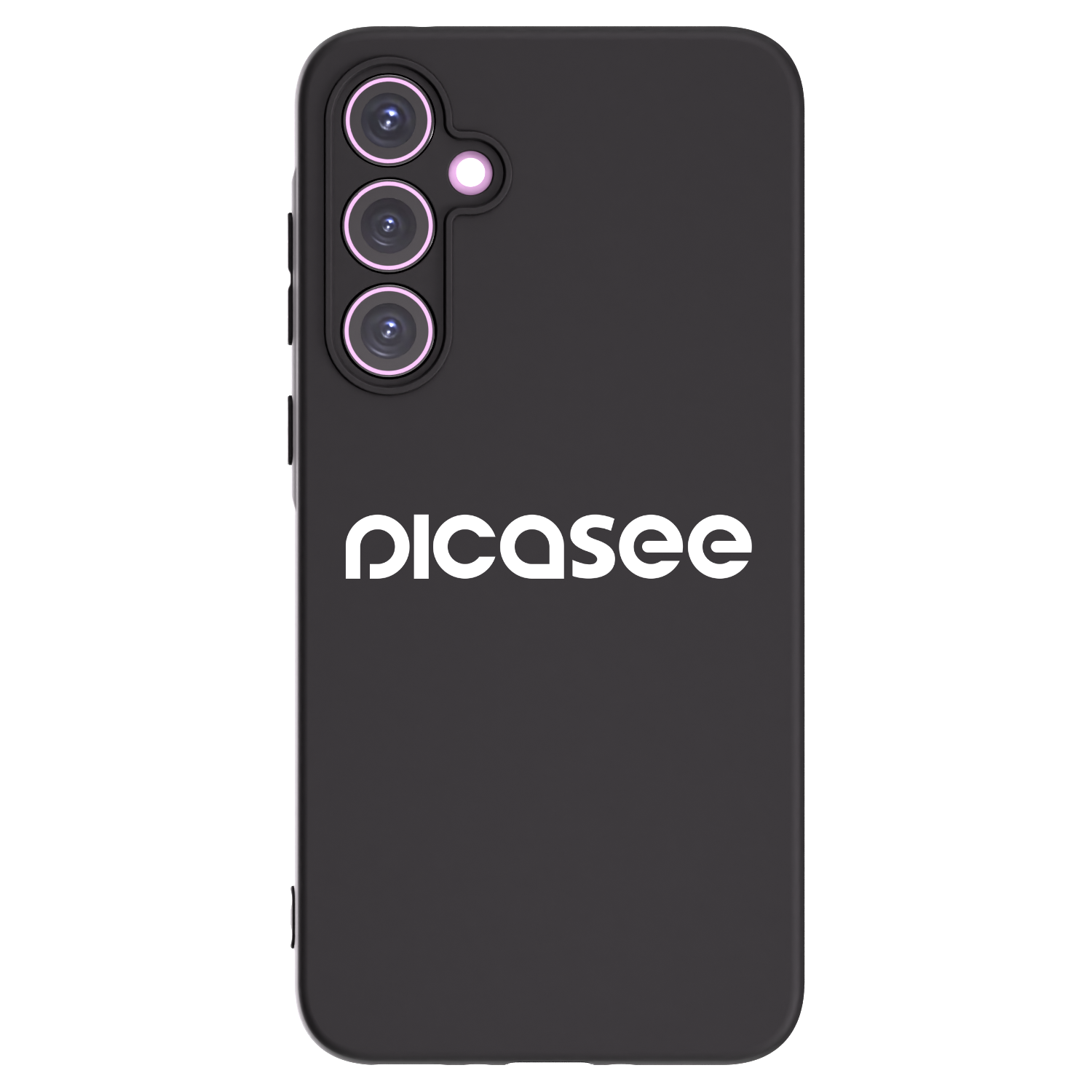 Picasee silikonowe czarne etui na Samsung Galaxy A35 5G A356B - Picasee - new logo - white