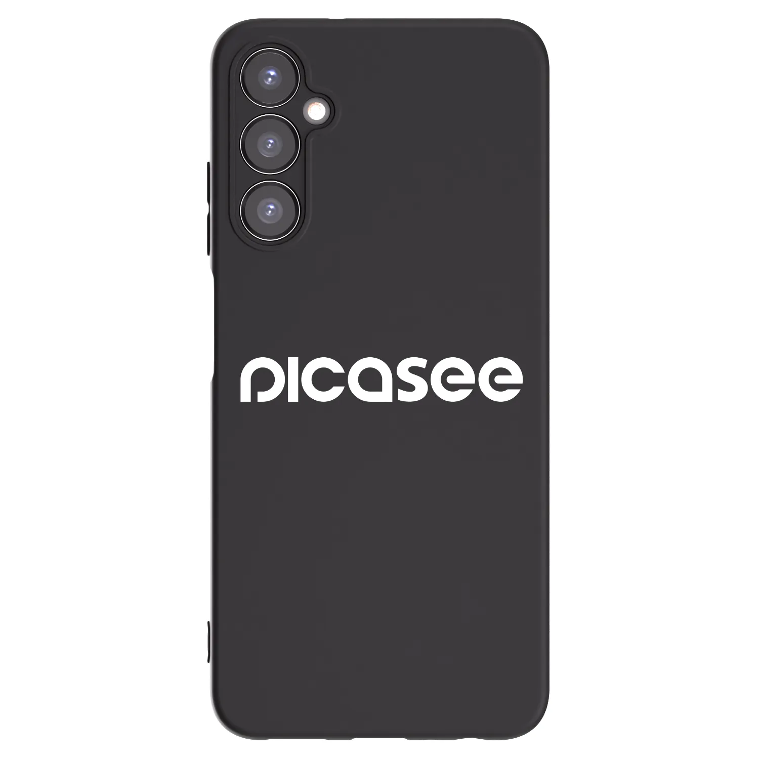 Picasee silikonowe czarne etui na Samsung Galaxy A05s A057G - Picasee - new logo - white