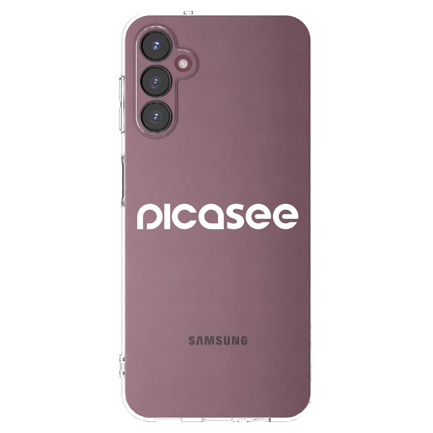 Picasee silikonowe przeźroczyste etui na Samsung Galaxy A05s A057G - Picasee - new logo - white