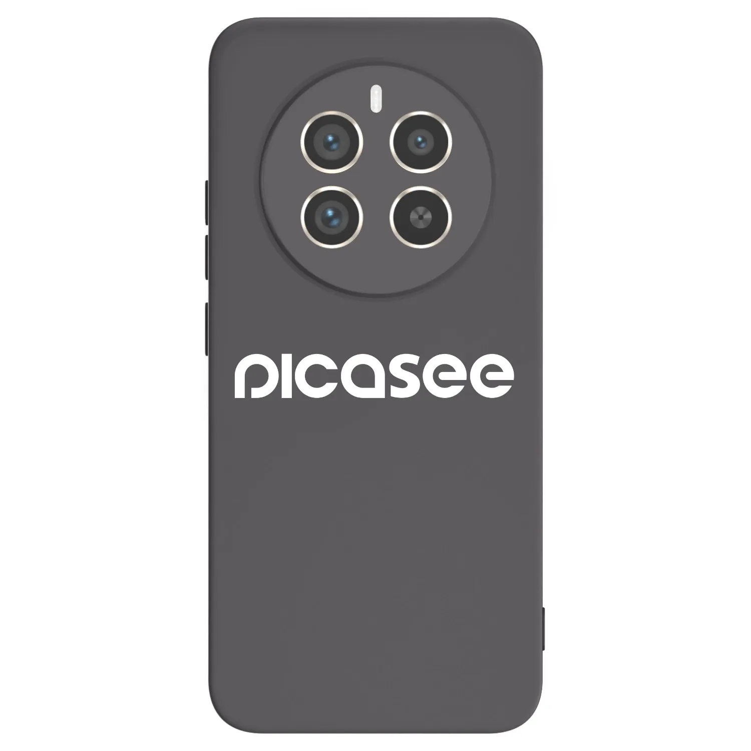 Picasee silikonowe czarne etui na Realme 12 Pro 5G - Picasee - new logo - white