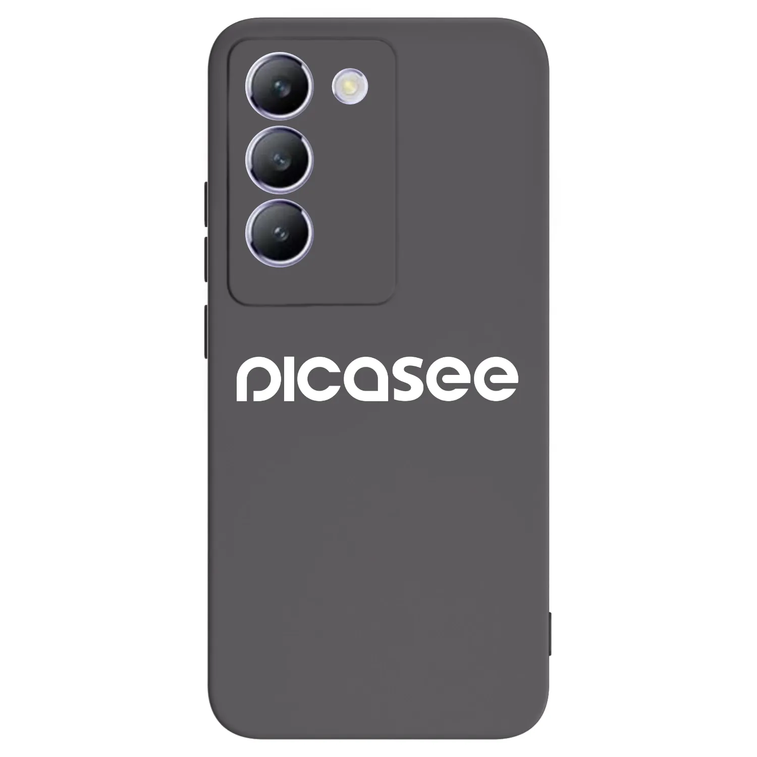 Picasee silikonowe czarne etui na Vivo V40 SE 5G - Picasee - new logo - white