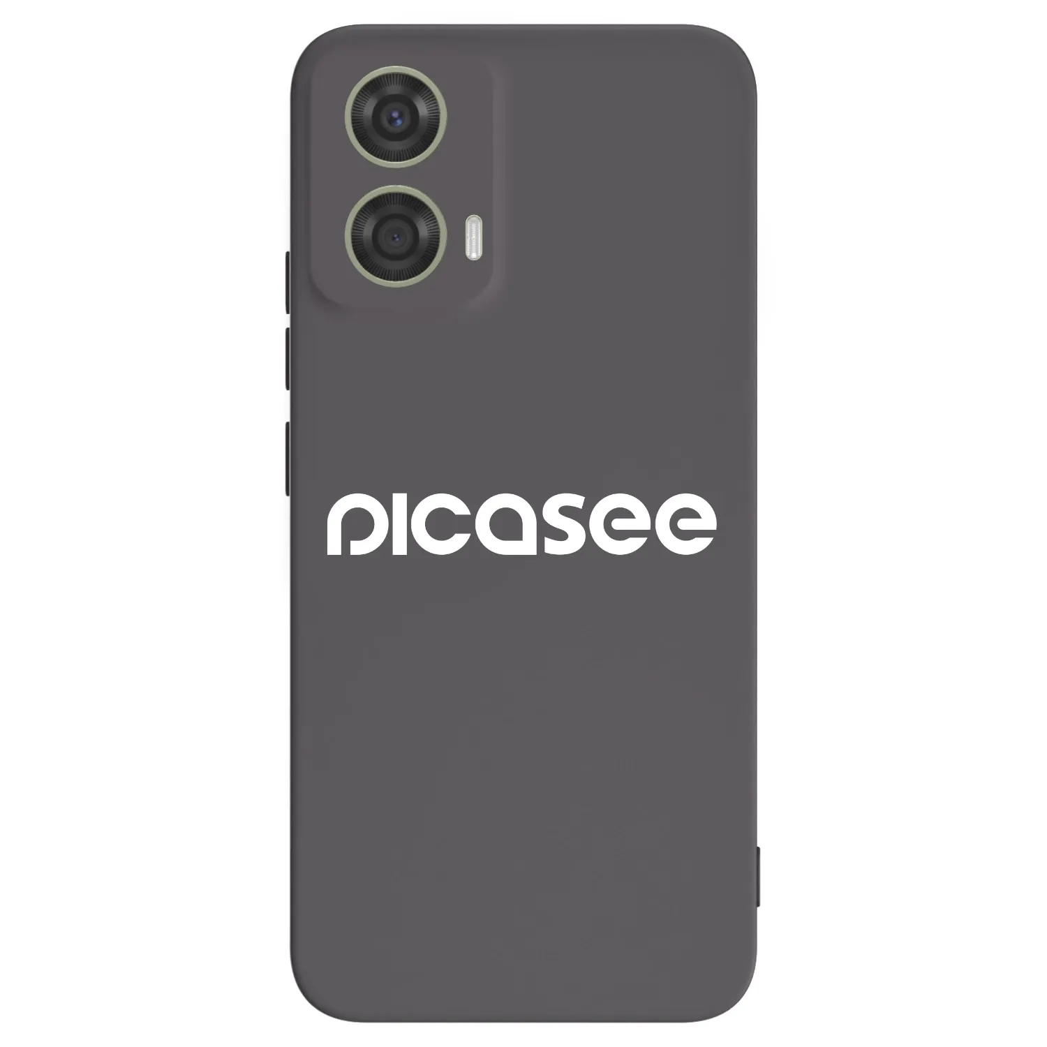 Picasee silikonowe czarne etui na Motorola Moto G24 - Picasee - new logo - white
