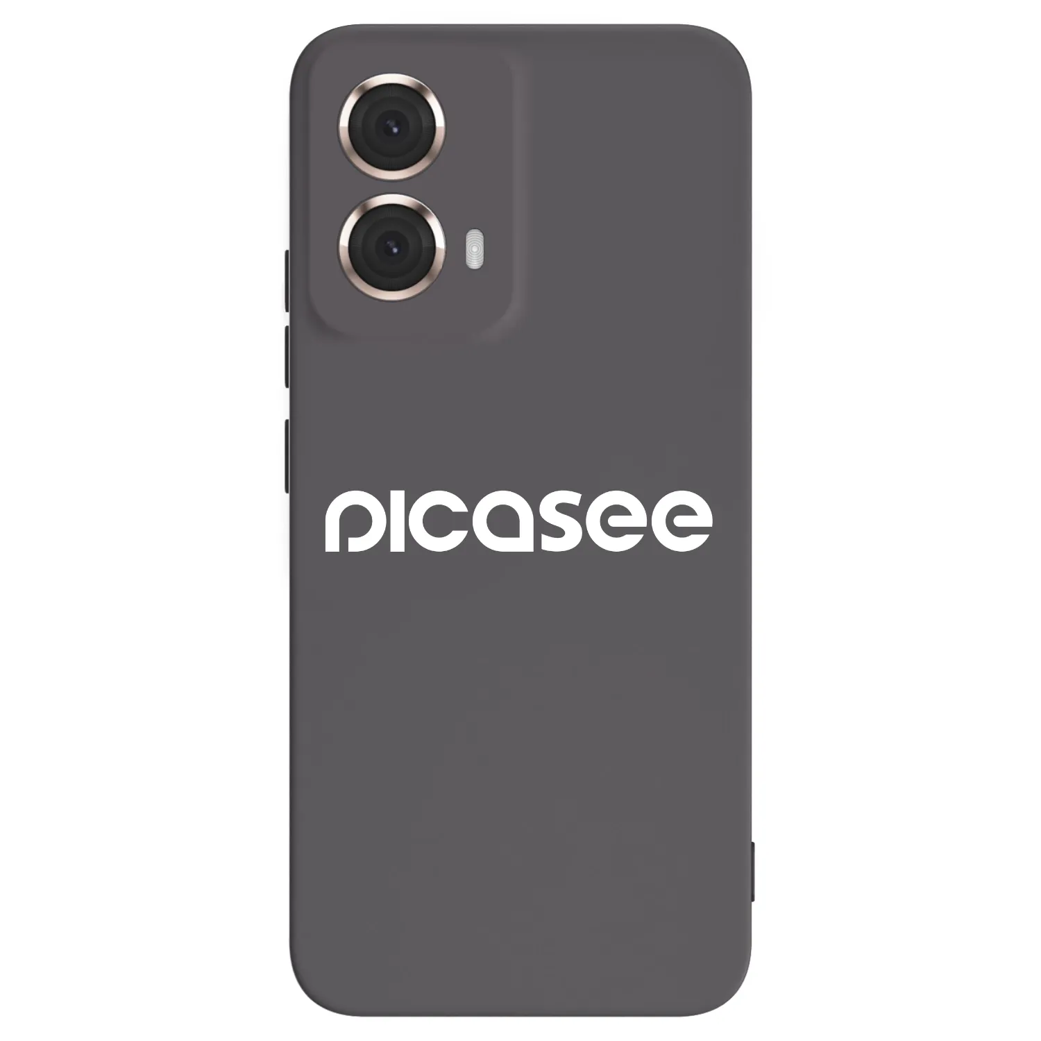 Picasee silikonowe czarne etui na Motorola Moto G85 - Picasee - new logo - white