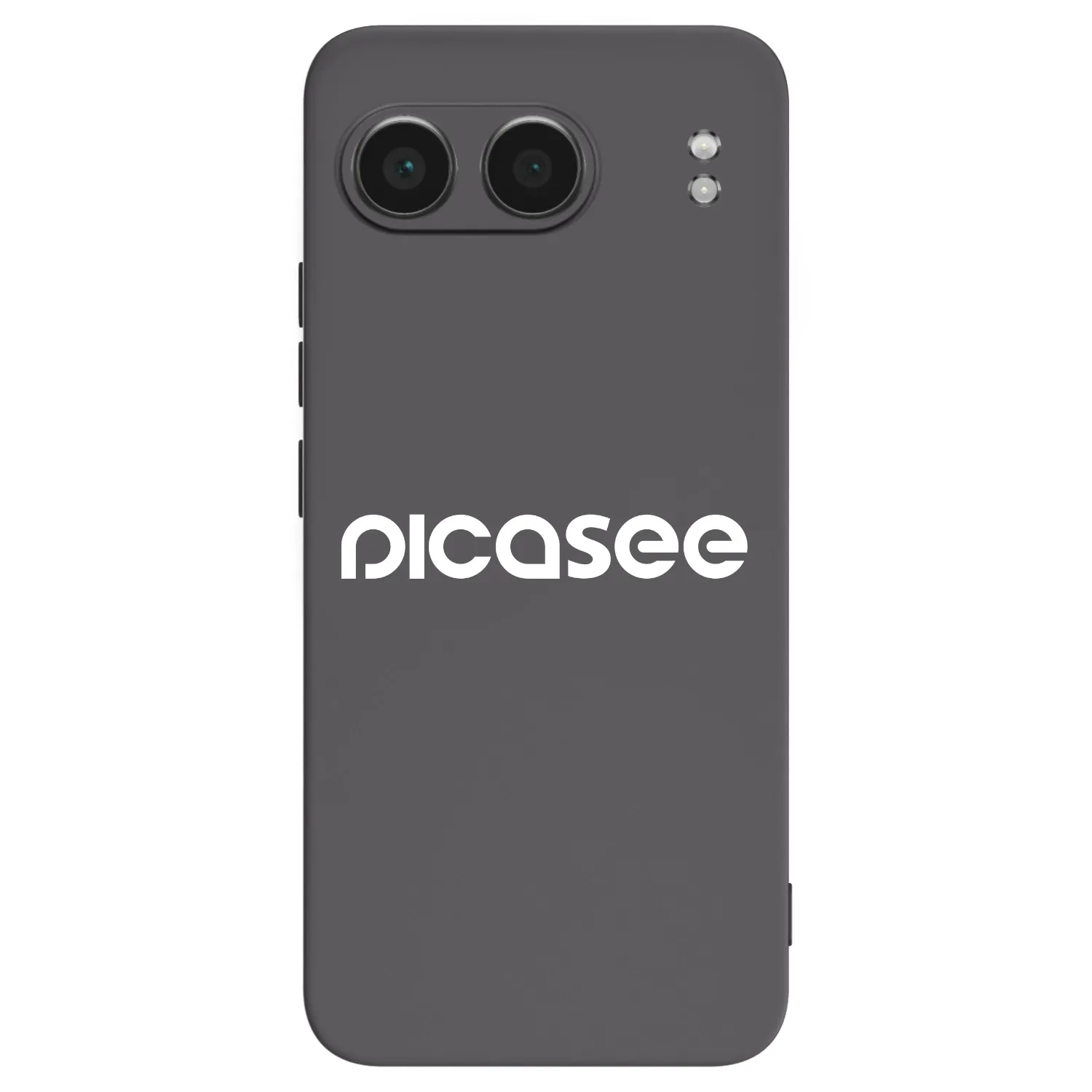 Picasee silikonowe czarne etui na OnePlus Nord 4 - Picasee - new logo - white
