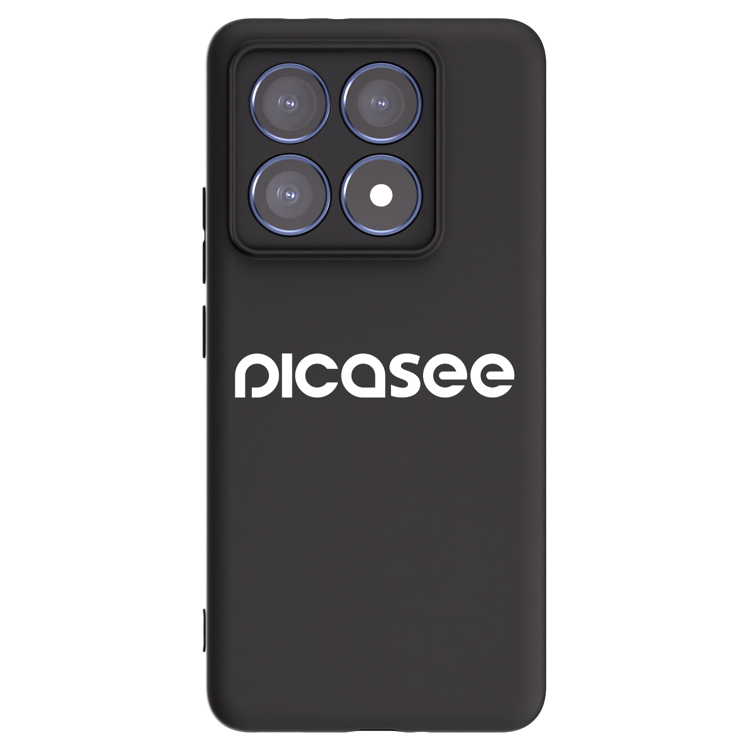 Picasee silikonowe czarne etui na Xiaomi 14T Pro - Picasee - new logo - white