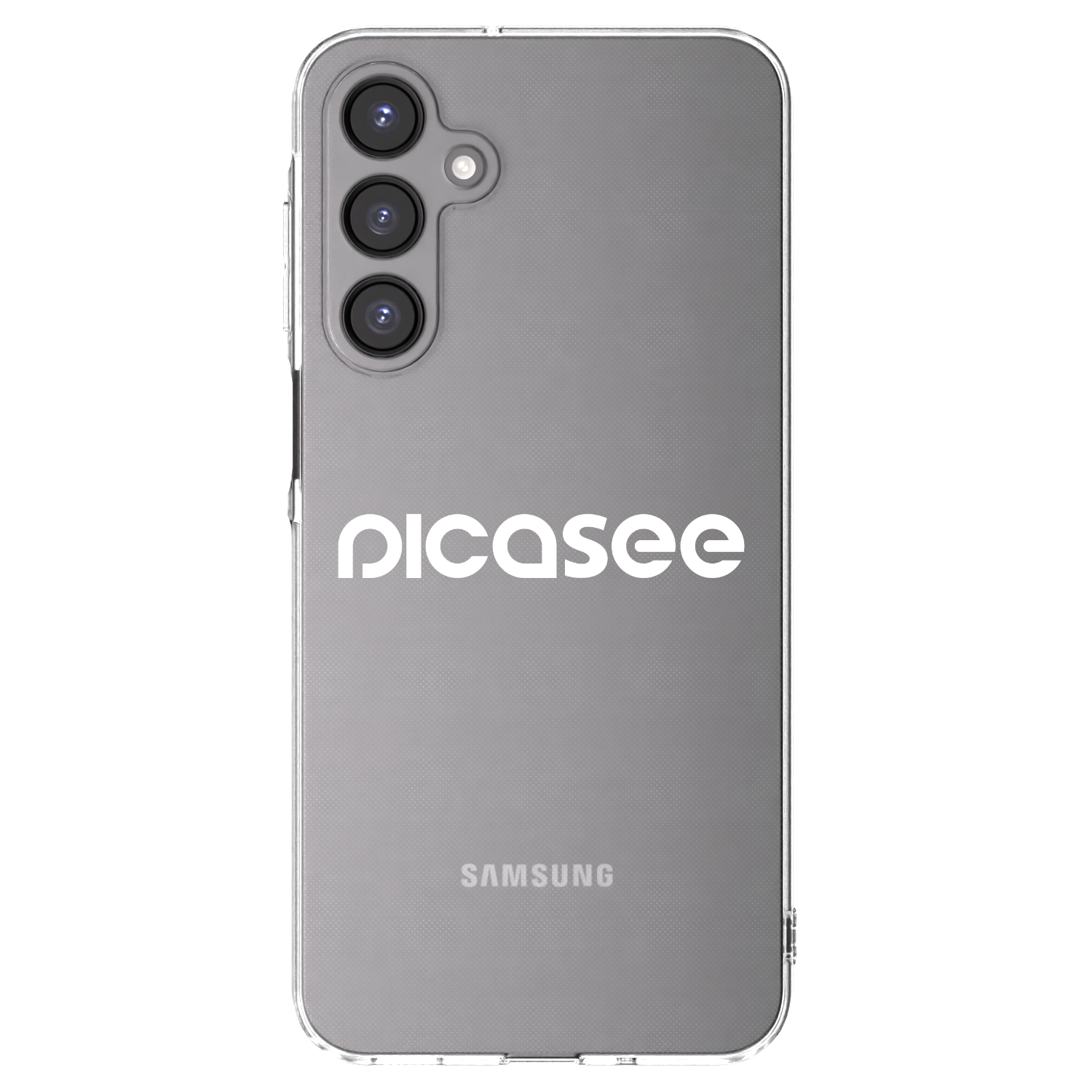 Picasee silikonowe przeźroczyste etui na Samsung Galaxy A16 5G - Picasee - new logo - white