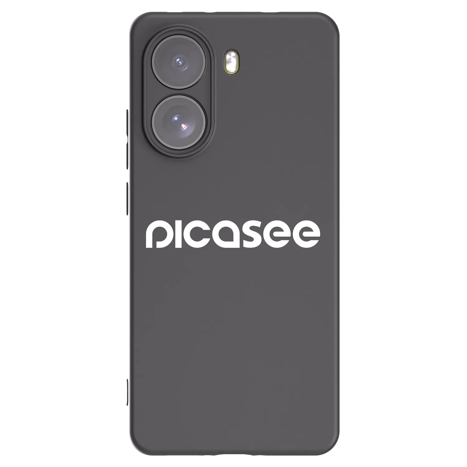 Picasee silikonowe czarne etui na Xiaomi Poco X7 - Picasee - new logo - white