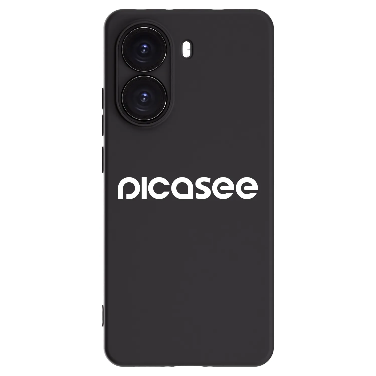 Picasee silikonowe czarne etui na Xiaomi Poco X7 Pro 5G - Picasee - new logo - white
