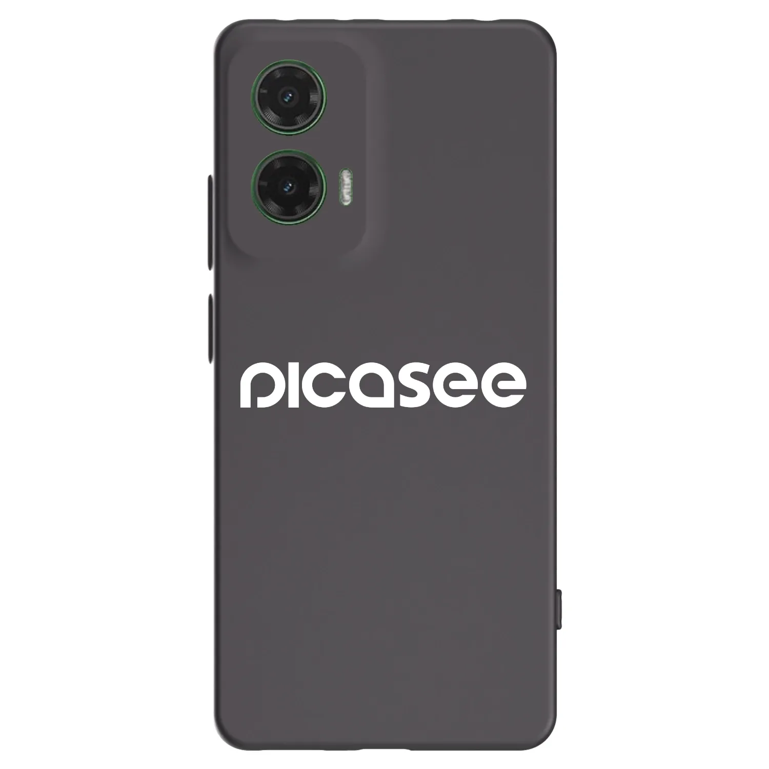 Picasee silikonowe czarne etui na Motorola Moto G35 5G - Picasee - new logo - white