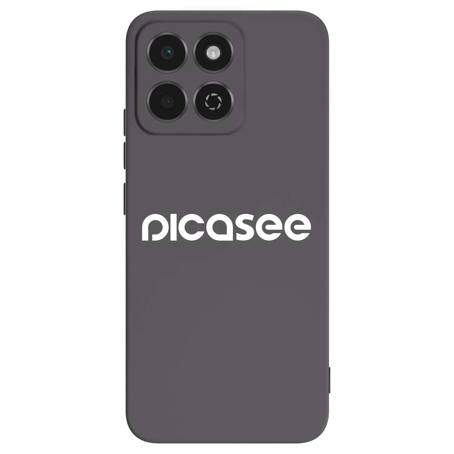 Picasee silikonowe czarne etui na Honor 200 Smart 5G - Picasee - new logo - white