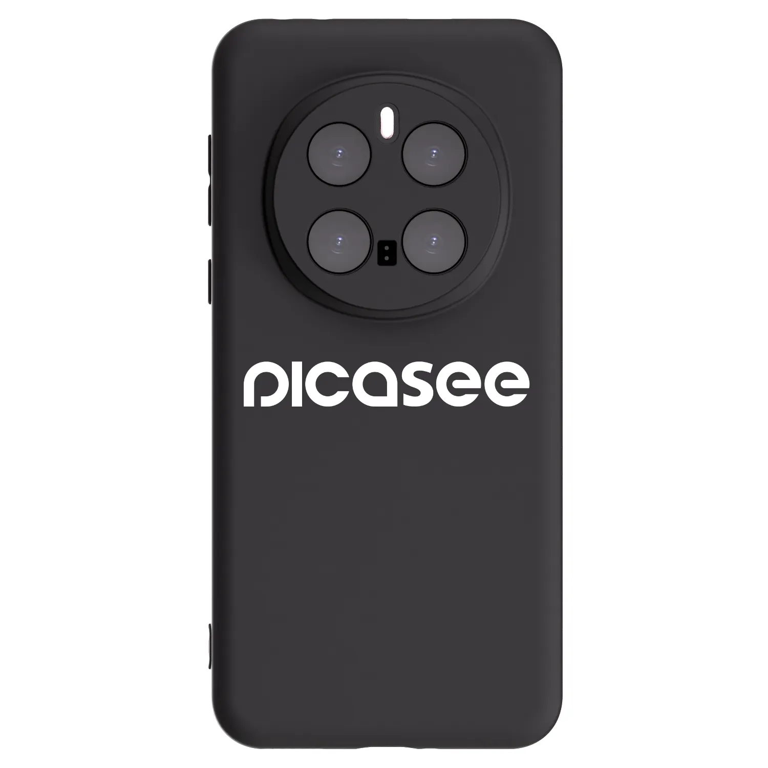 Picasee silikonowe czarne etui na Honor Magic7 Pro 5G - Picasee - new logo - white