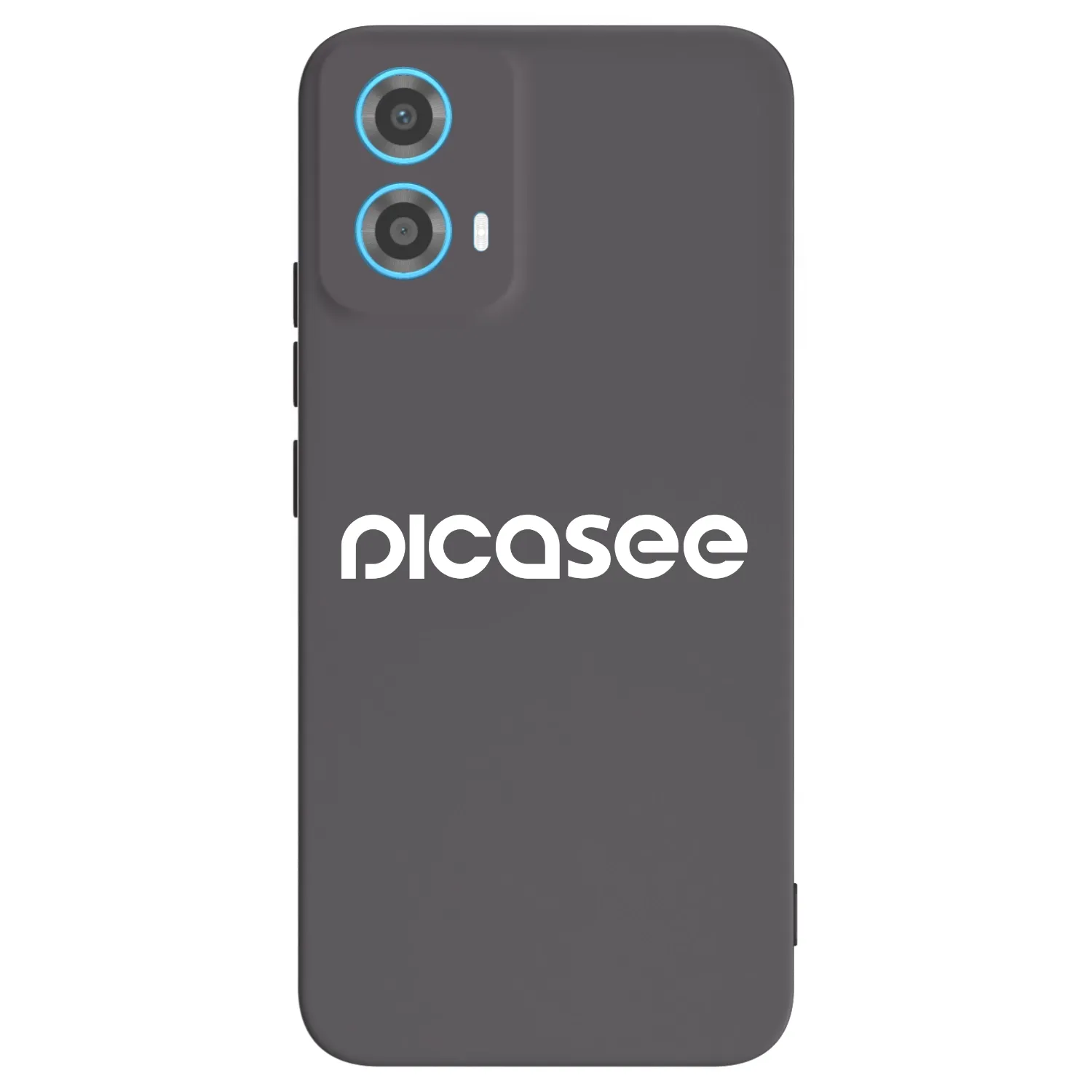 Picasee silikonowe czarne etui na Motorola Moto G34 5G - Picasee - new logo - white