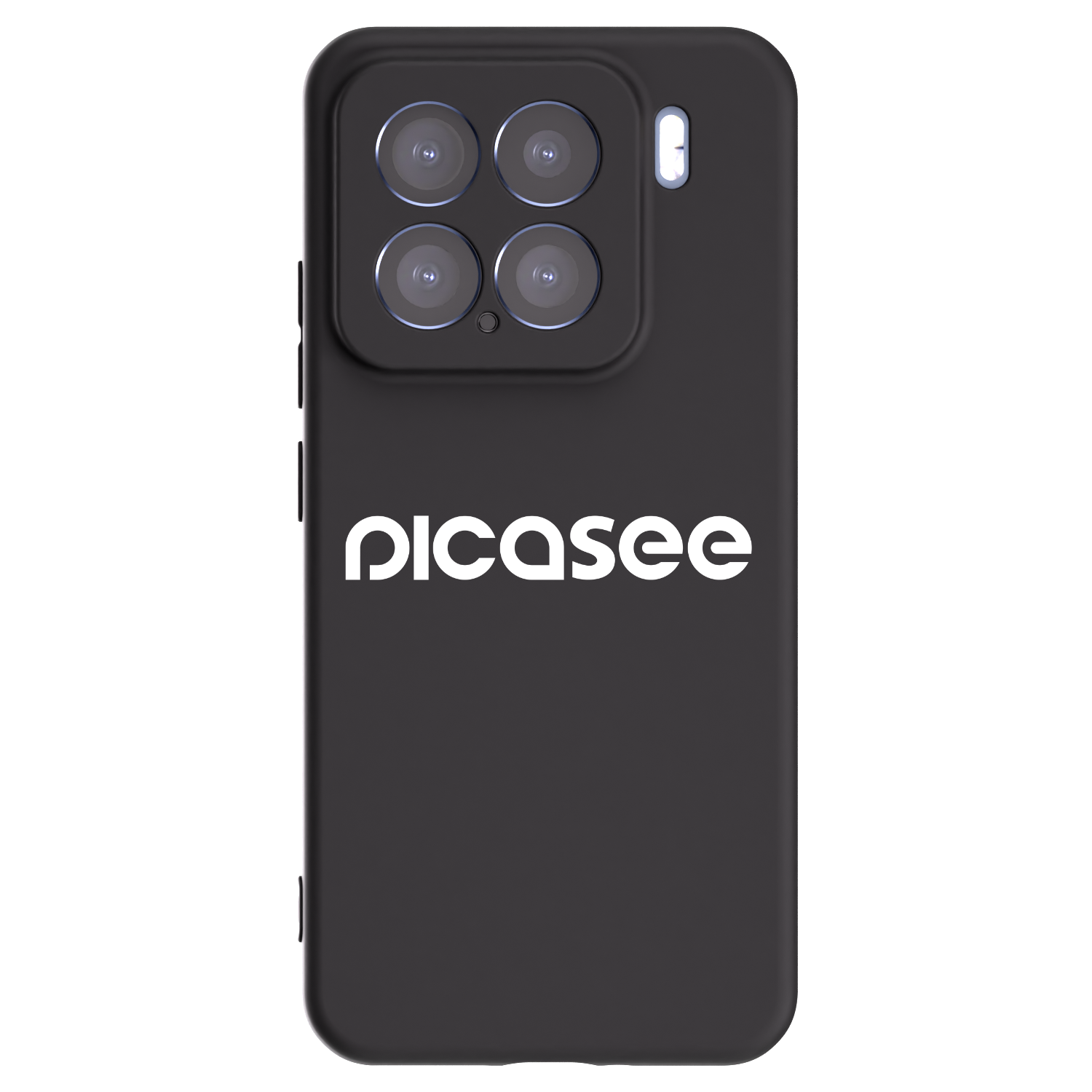 Picasee silikonowe czarne etui na Xiaomi 15 - Picasee - new logo - white