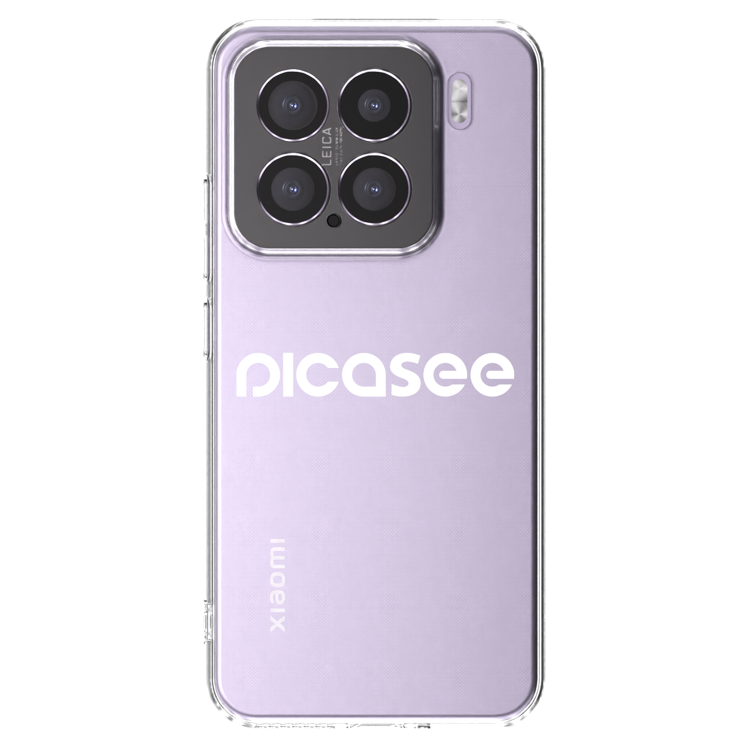 Picasee silikonowe przeźroczyste etui na Xiaomi 15 - Picasee - new logo - white